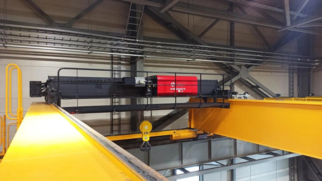 Модернизация крана “Konecranes” г/п 50т. Установка дополнительной грузовой тележки 25т.